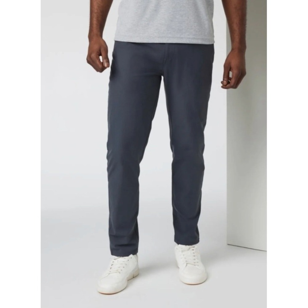 Vuori Meta Pants Mens 34 Grey Technical Performance Stretch Commuter Activewear